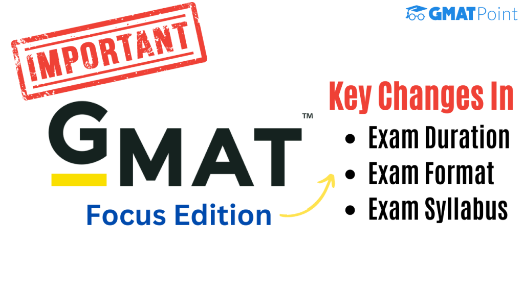 GMAT Focus Edition Key Changes