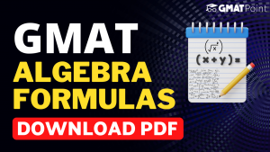 GMAT Algebra Formulas PDF