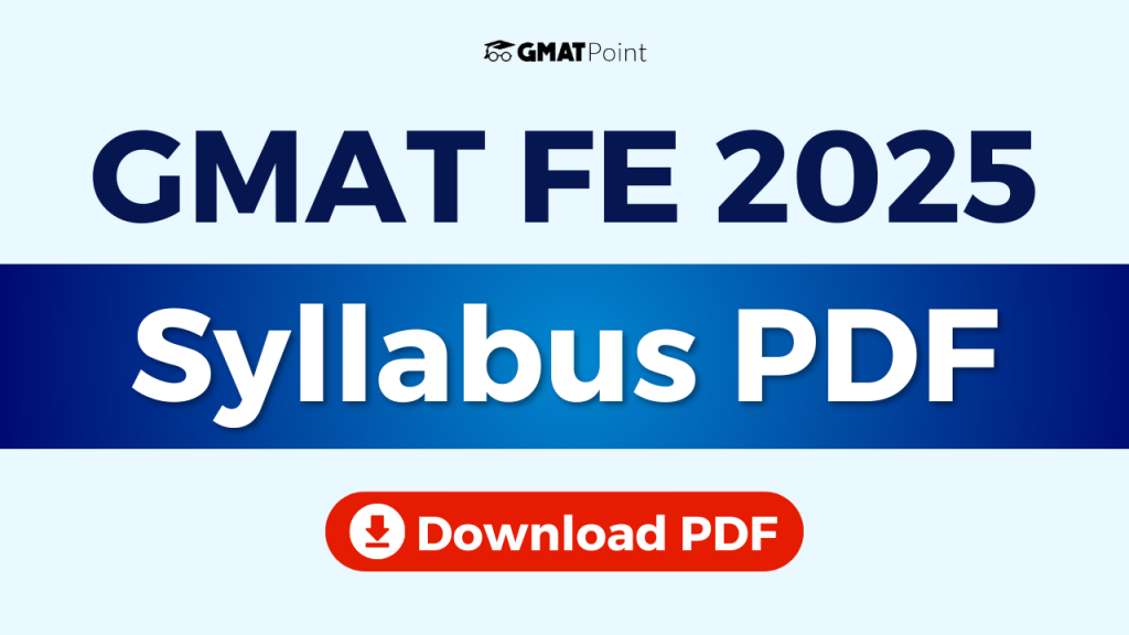 GMAT Syllabus PDF