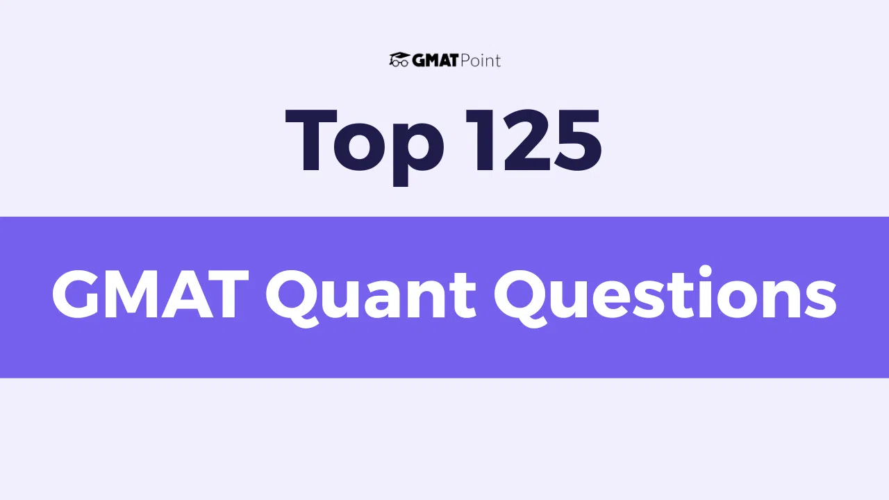 Top 125 GMAT Quant Questions PDF 2026, Important Formulas