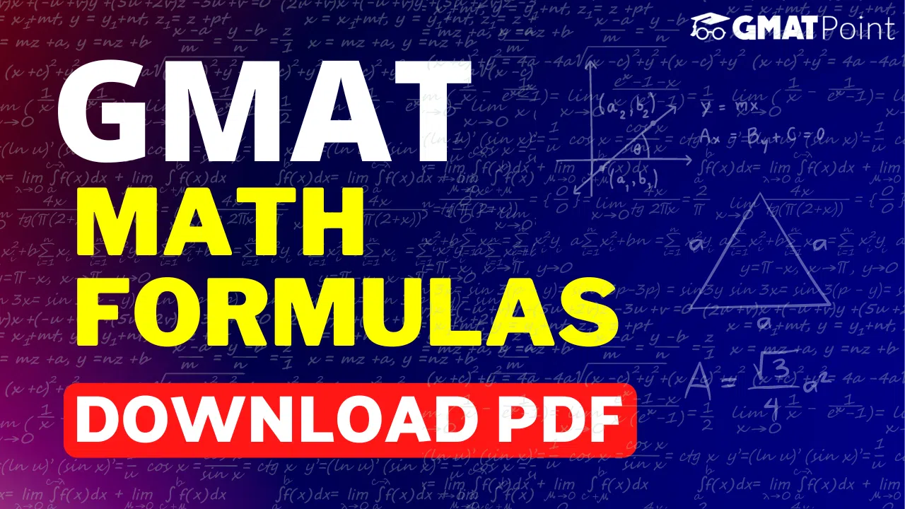 GMAT Math Formulas PDF (Cheat Sheet)